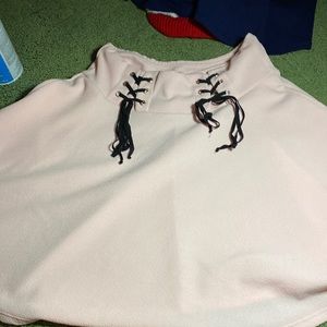 Midnight Hour, medium but VERY stretchy, more pastel pink than the picture shows